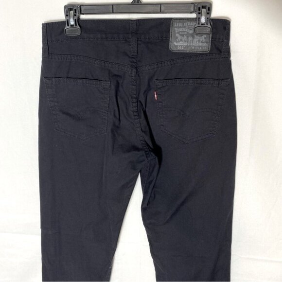 Levi’s 511 Black Cotton Lightweight Straight Leg Pants 30 - Picture 10 of 14